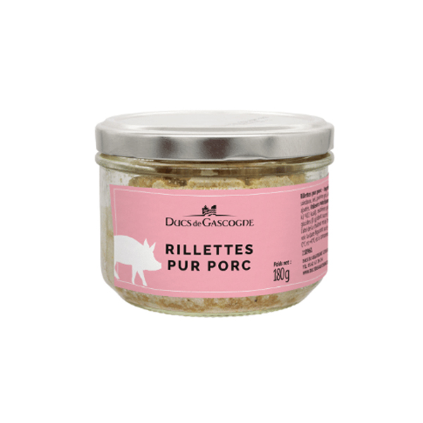 Ducs de Gascogne pure pork rillettes 180g