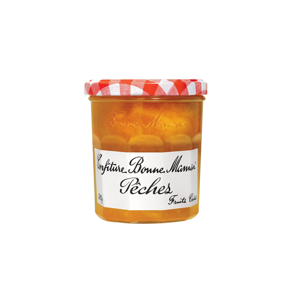 jar of Bonne Maman Peach jar 370g