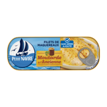 Petit Navire Mackerel Fillets with Mustard Sauce 169g