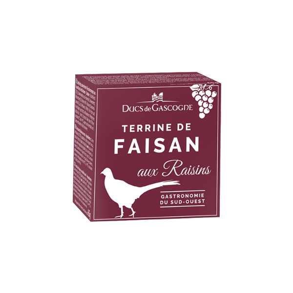 Ducs de Gascogne Pheasant Terrine With Grapes 65g