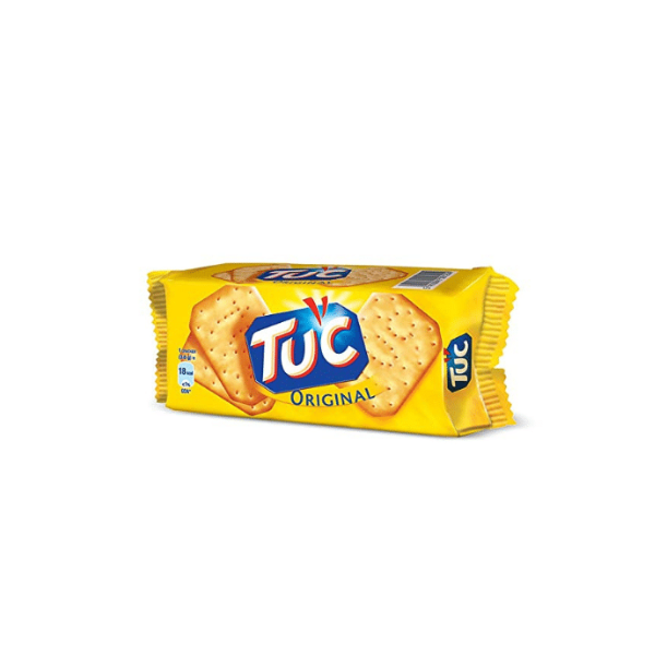 a pack of LU TUC biscuits 100g