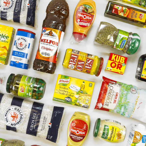 miscellaneous spices, condiments and sauces products from France
