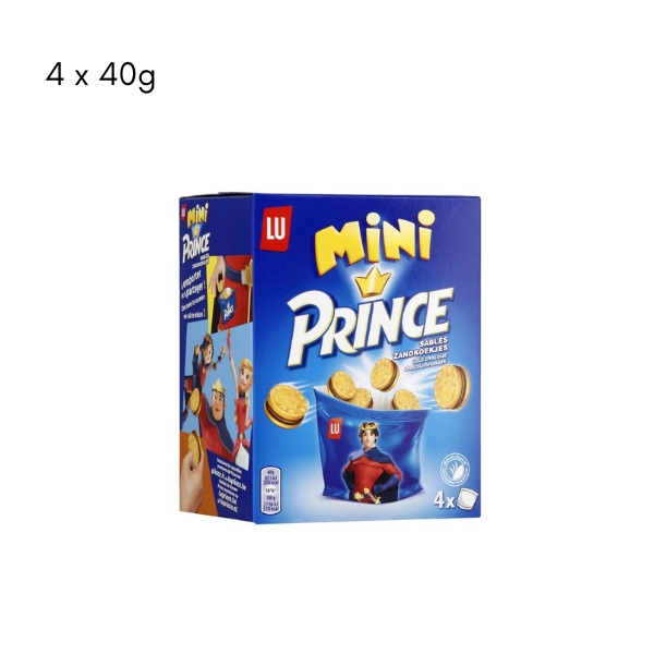LU Mini Sables Chocolate Prince 4x40g pack