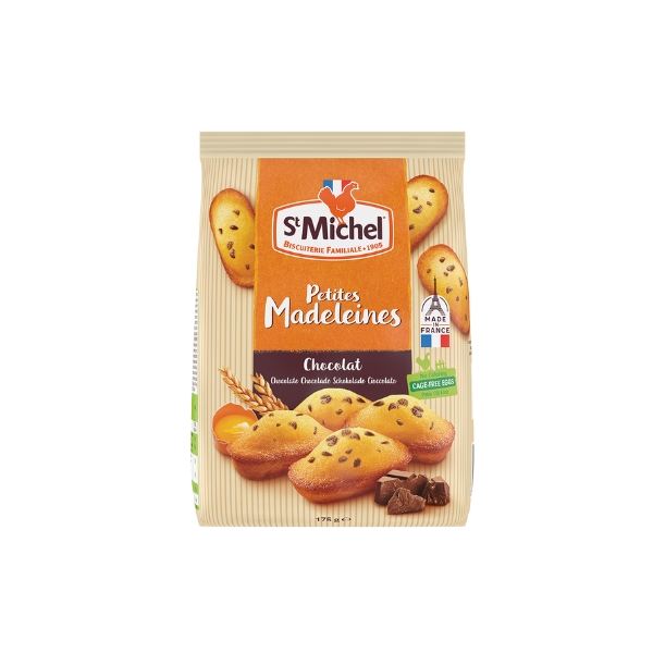 St Michel Madeleines Choc Chip 175g