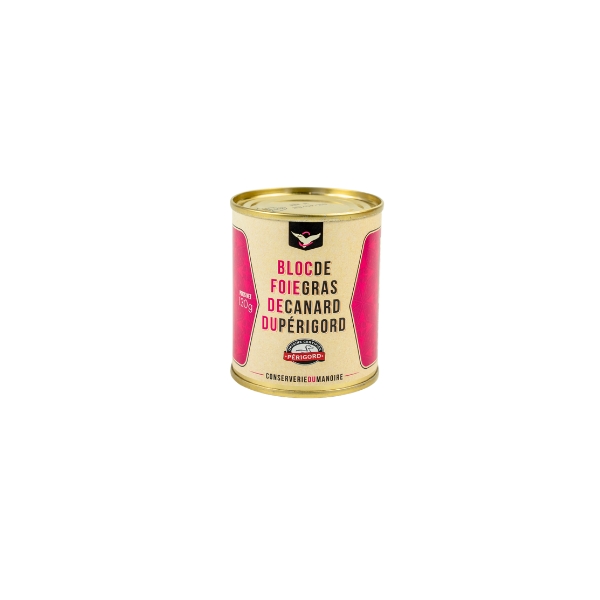 CONSERVERIE DU MANOIRE BLOCK OF DUCK FOIE GRAS 130g