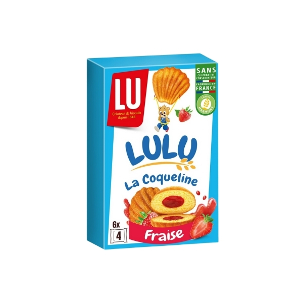LU Coqueline Fraise 165g