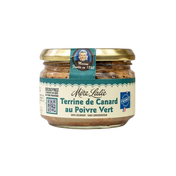 La Mere Lalie Duck Terrine Green Pepper