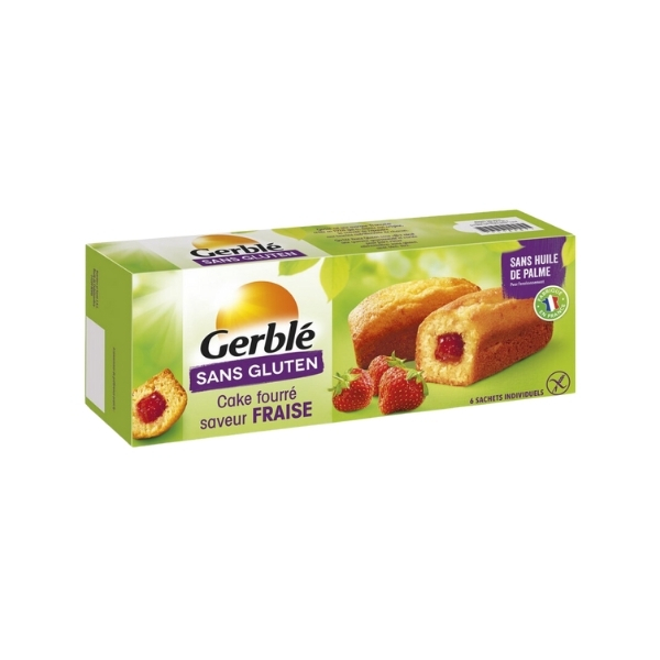 Gerble GF Strawberry Cake 210g
