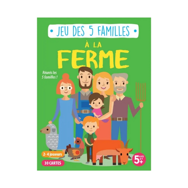 Jeu des 5 familles – A la Ferme